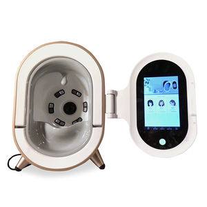 Analizador de piel portátil de acero inoxidable 2 en 1 con código QR Resultado Análisis facial 3D 3 cámaras - Product Image 5