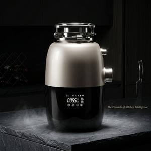 Trituratore di Rifiuti Domestico Elettrico Silenzioso da 1HP, Senza Spazzole, in Acciaio Inox, Certificato CE, Classe Energetica Efficiente, da Fornitore Verificato - Product Image 1