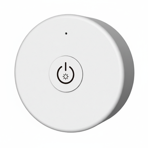 Relpower Dimmer Led <b>Remote</b> Control 2.4G 1 Channel Single Color 1 Zone White Round with Magnet Wireless - Product Image 2