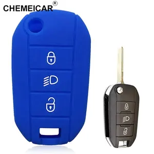 Car Key Cover Case Shell Holder Set for Peugeot 3008 208 308 RCZ 508 408 2008 407 307 4008 Key Cover for Citroen Berlingo 2020