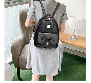 # LZ295 zaino da <span class=keywords><strong>donna</strong></span> in pelle PU vegana con Logo leggermente personalizzato zaino da <span class=keywords><strong>donna</strong></span> di marca per zaino trapuntato da <span class=keywords><strong>donna</strong></span> - Product Image 6