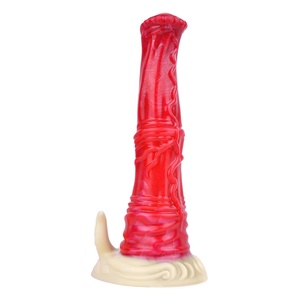 Dildo de Silicona Líquida OEM con Forma de Animal, Tapón Anal Femenino, Dispositivo de Masturbación, Juguetes de Entretenimiento para Parejas - Product Image 3
