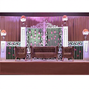 Trendy Asian <b>Wedding</b> Back-<b>frame</b> Stage Luxurious American <b>Wedding</b> Stage Set Top-Class Indian <b>Wedding</b> Stage - Product Image 1