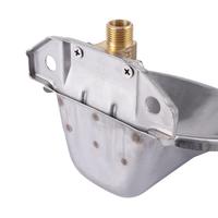 Bebedero Automático de Acero Inoxidable para Animales, Tazón de Agua para Ovejas y Cabras con Válvula de Cobre