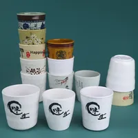 A5 Grade Melamine Commercial Tee tassen & Untertassen Set Fast Food Restaurants Hoch temperatur beständiges Anti-Fall für Tee & Kaffee