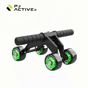 Equipo de Ejercicio PINJIAN, Rueda Doble <span class=keywords><strong>para</strong></span> <span class=keywords><strong>Abdominales</strong></span>, Rodillo <span class=keywords><strong>para</strong></span> Ejercicios, Entrenador Abdominal <span class=keywords><strong>para</strong></span> Interiores - Product Image 1