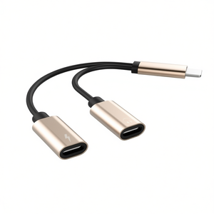 อะแดปเตอร์ซ็อกเก็ตคู่สำหรับสายเคเบิลแยกสัญญาณ USB-C ของ iPhone - Product Image 2