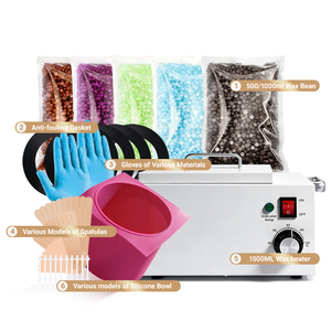 <span class=keywords><strong>Chauffe</strong></span>-<span class=keywords><strong>cire</strong></span> électrique professionnel à <span class=keywords><strong>pot</strong></span> unique grande capacité 1,5 L pour épilation - Product Image 5