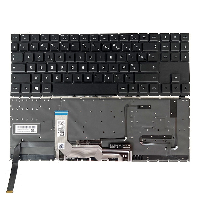 new net - Tastiera Compatibile con HP OMEN 15-ek0000nl, 15-ek0000sl, 15-ek0001nl, 15-ek0004nl, 15-ek0006nl, 15-ek0009nl [Senza Frame - Colore Tasti Nero - Retroilluminata - Layout ITA new net - Tastiera Compatibile con HP OMEN 15-ek0000nl, 15-ek0000sl, 15-ek0001nl, 15-ek0004nl, 15-ek0006nl, 15-ek0009nl [Senza Frame - Colore Tasti Nero - Retroilluminata - Layout ITA