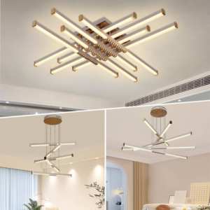 โคมไฟระย้ายาวขนาดใหญ่สำหรับตกแต่งบ้านทันสมัยหรูหราสไตล์นอร์ดิกสำหรับห้องนั่งเล่นในร่ม - Product Image 6