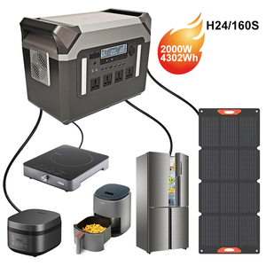 Nouvelle Station de Stockage d'Énergie Solaire Originale 2000W à Onde Sinusoïdale Pure 4032Wh avec Batterie au Lithium Ternaire pour Camping Extérieur et Alimentation de Secours - Product Image 2