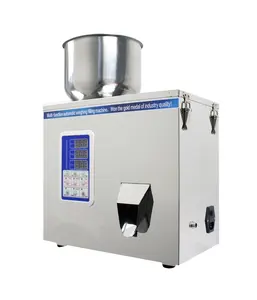 Machine à emballer de poudre de café de grain de café Machine de remplissage manuelle de Distribution intelligente d'épice sèche de piment de nourriture pour 1-200G