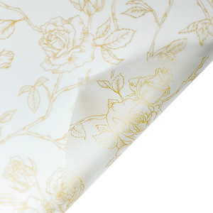 Papier d'emballage pour bouquet de fleurs de style coréen, série <span class=keywords><strong>Nosa</strong></span> Paper, jardin de roses, imperméable, fait main - Product Image 4
