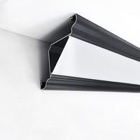 Promotion : Luminaire d'ambiance intérieur en profilé aluminium à montage en surface avec diffuseur PC et bandes LED intégrées