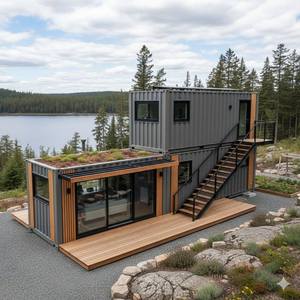 Casa Contenedor de 2 Dormitorios en Venta, Completamente Equipada, Cabaña Prefabricada de Acero de 40 pies con Cocina y Baño para Vivienda o Negocio de <span class=keywords><strong>Alquiler</strong></span> - Product Image 4
