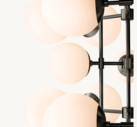 Boule de verre élégante en forme de branche noire blanche et chaude pour les hôtels de taille moyenne, les maisons mobiles, les espaces de chambre et l'alimentation en courant alternatif