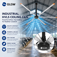 Ventilateurs de plafond HVLS industriels commerciaux à grand volume d'air de 14 pieds