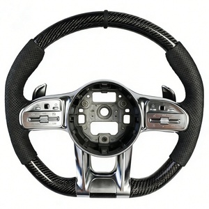 Volante de Fibra de Carbono Personalizado para <span class=keywords><strong>Mercedes</strong></span> Benz W118 W177 <span class=keywords><strong>GLS</strong></span> <span class=keywords><strong>450</strong></span> C63S C219 E55 - Product Image 2