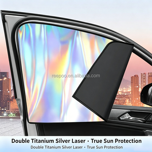 2026 New Foldable Car Sunshade UV Heat Insulation Universal Auto Front Side <b>Window</b> Car Sunshade Custom Logo Wholesale - Product Image 5