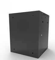 Armoire serveur industrielle murale personnalisée 6U 19 pouces 2 sections en acier laminé à froid SPCC pour centre de données - En stock
