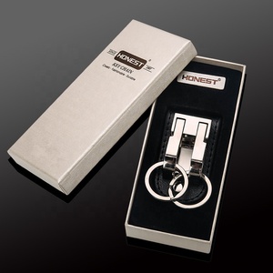 Portachiavi da <span class=keywords><strong>uomo</strong></span> in vita da <span class=keywords><strong>uomo</strong></span> all'ingrosso che appende portachiavi per <span class=keywords><strong>auto</strong></span> in metallo in vera pelle - Product Image 2