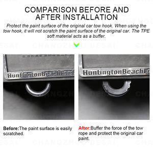 Accessoires d'extérieur de <span class=keywords><strong>voiture</strong></span> Protecteur d'attelage de <span class=keywords><strong>remorque</strong></span> en matériau TPE de haute qualité pour Ford Bronco 2/4 Door 2021 2022 2023 - Product Image 4