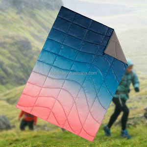 Loddytex chauffé recyclé imprimé toutes saisons voyage extérieur imperméable gonflé vers le bas couvertures Camping couverture pour pique-niques plage - Product Image 6