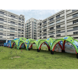 Надувной шатер-паук 6 м с индивидуальным дизайном, водонепроницаемый, для мотоспорта, рекламный, промо-тент для ралли, купольный шатер - Product Image 2