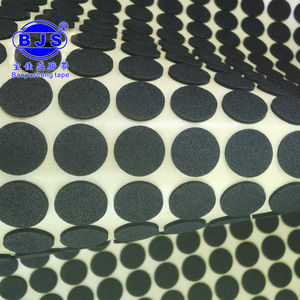 Bjs Black EVA Foam Sticker Round Single Sided Adhesive High Temperature Resistant For Electronics - Product Image 1