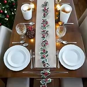 Holly <span class=keywords><strong>Berry</strong></span> nho giáng sinh Vòng hoa cho ngoài trời cửa sổ trang trí cửa uốn cong lớp phủ cây Vòng Hoa - Product Image 3