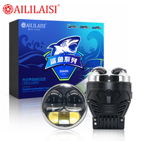 5 Lentes de Proyector Individuales de 3 Pulgadas, Cinco Luces Antiniebla Tipo Dragon Ball, Luz Alta/Baja, 70W, 12V, Blancas, para Todo Clima, Venta al por Mayor para SUV