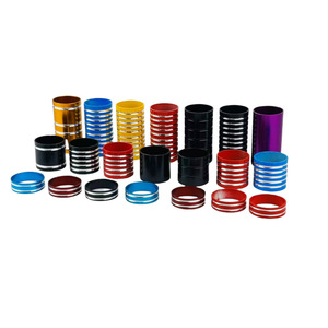 Entretoises de vélo en aluminium 10mm 30mm 60mm, couleurs variées, pour fourche de casque de vélo de montagne, pièces de rechange pour réparation - Product Image 4