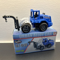 Jouets LASIVE (Boîte de couleur) 1:64 Modèle de camion mélangeur minier en alliage moulé sous pression avec fonction de glisse, série de la ville de l'ingénierie