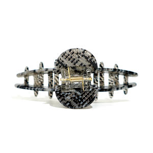 Pinza de Pelo Simple, Delgada y Elegante, Diseño Personalizado, Accesorios para el Cabello de Acetato, Pinza de Alta Calidad Personalizada al por Mayor para Chicas - Product Image 3