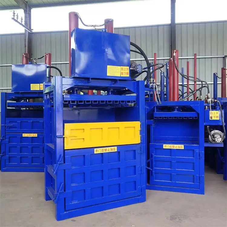 Hydraulic vertical cardboard / waste paper / PET bottle baling press machine