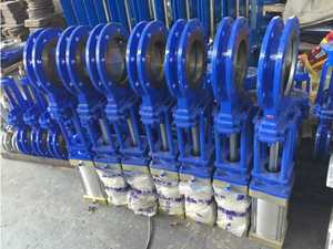 Vanne à couteaux pneumatique en acier inoxydable résistante à l'usure pour ligne de transport de boues de charbon et de minerai - Product Image 6
