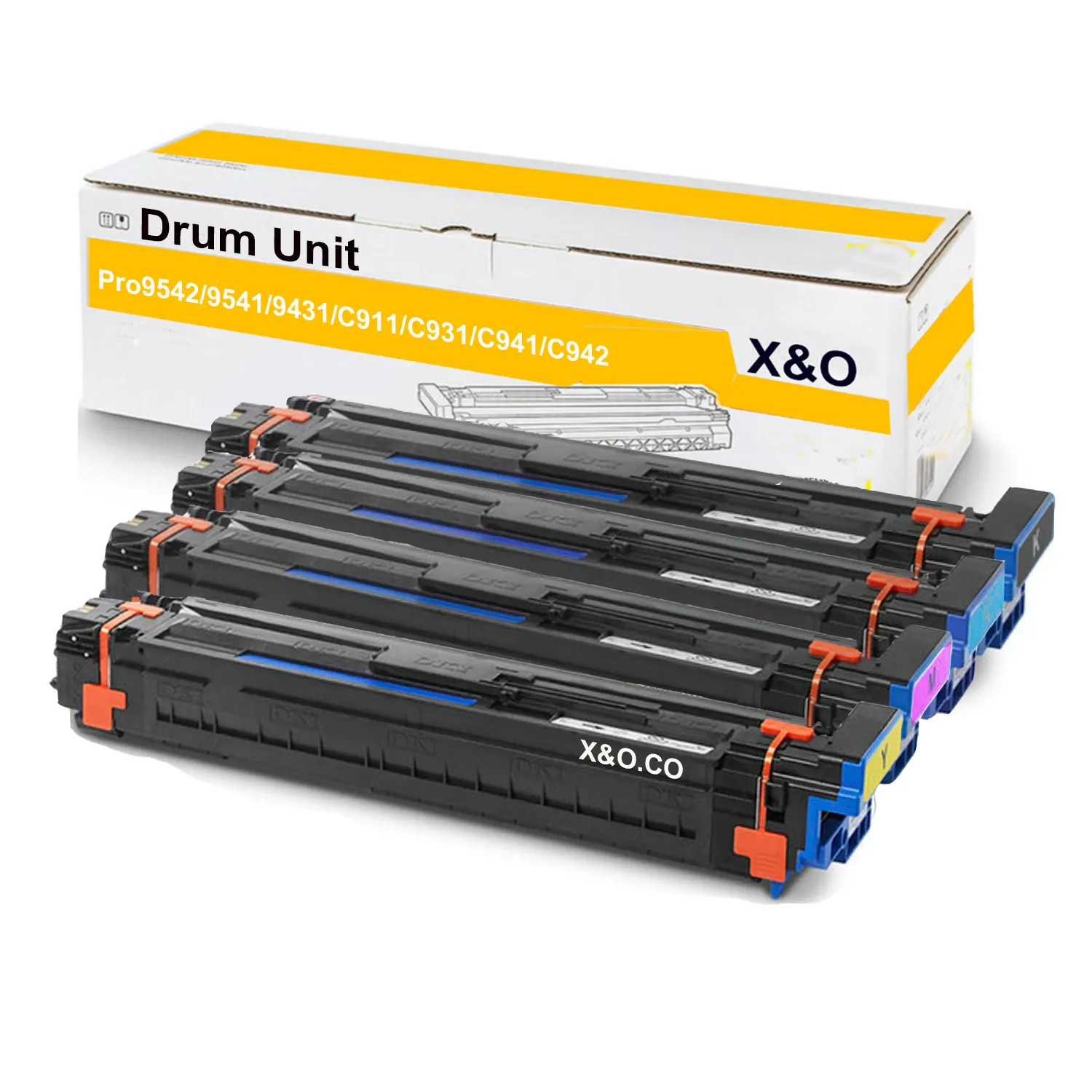 X&O Premium-Bild-Trommelgerät OKI Pro 9542 9541 9431 Pro9542 Pro9541 Pro9431 ES9542 ES9541 C911 C941 C931 C942 Druckerkartusche