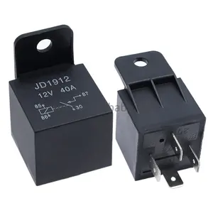 JD1914 5 핀 자동차 자동차 전기 DC 릴레이 장착 구멍이있는 12V/24V 30 Amp