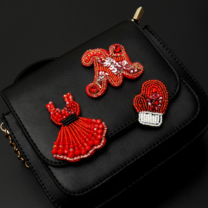 ZSY nouveau <span class=keywords><strong>2022</strong></span> vacances <span class=keywords><strong>de</strong></span> <span class=keywords><strong>noël</strong></span> à la main perlé paillettes Patch - Product Image 1