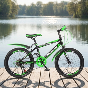 Vélo de montagne pour jeunes 18 20 22 24 26 pouces pour garçons, filles, adultes, sports de plein air, vélo de banlieue, 6 vitesses, double frein, garde-boue, VTT - Product Image 6