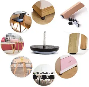 Cursori per mobili Nail on Chair Slides per moquette, imbottiture per mobili per pavimenti in legno duro, sedia Glide