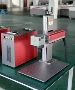 Split Portable Fiber Laser Making Machine Engraving Metaland Thin Sheet Cutting