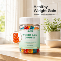 Permen Penambah Berat Badan OEM 60pcs Suplemen Kesehatan Rasa Buah Permen Beruang untuk Pria Wanita Kebugaran Vitamin Herbal