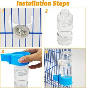 Dispensador Automático de Agua para Pájaros, Productos para Loros, Bebedero y Comedero para Aves - Product Image 6