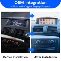 Módulo Inalámbrico Apple CarPlay y Decodificador Android Auto para BMW E81 E82 E87 E88 E90 E91 E92 E93 E60 E61 F07 F01 F02 E84 E71 F25 E72