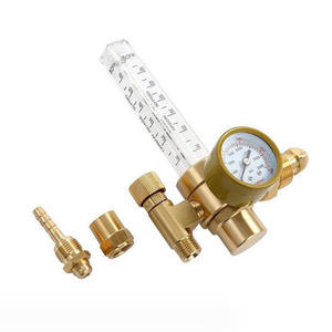 Débitmètre de CO2 tout en cuivre, soudage à l'arc à l'argon, régulateur de pression CGA580, dispositif de réduction de gaz mixte CGA32 - Product Image 2