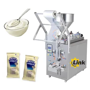 Commercial High Efficiency Automatic Peanut Butter Black Pepper Sauce Yoghurt Packaging Machine