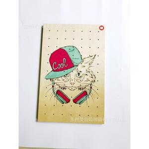 Planche en bois personnalisée imprimée UV avec motif de chat pour panneaux d'affichage scolaires - Product Image 1