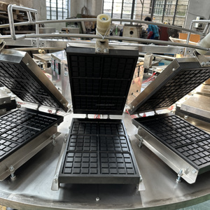 Crispy Phoenix Egg <b>Roll</b> <b>Ice</b> <b>Cream</b> Cone Maker Waffle Cone Making Crepe <b>Machine</b> Commercial Stroopwafer Production Line - Product Image 5