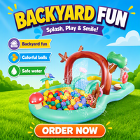 Nouvelle piscine gonflable géante en PVC OEM pour enfants, avec toboggan, tapis de jeu, piscine à eau surdimensionnée, piscine extérieure, fabriquée à Jiangmen, forme irrégulière